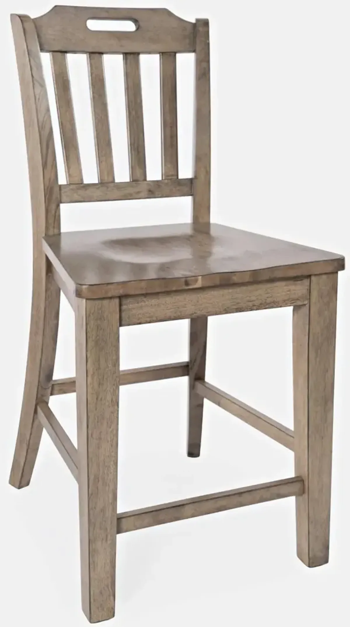 Jofran Prescott Park Handhold Stool Weathered Oak