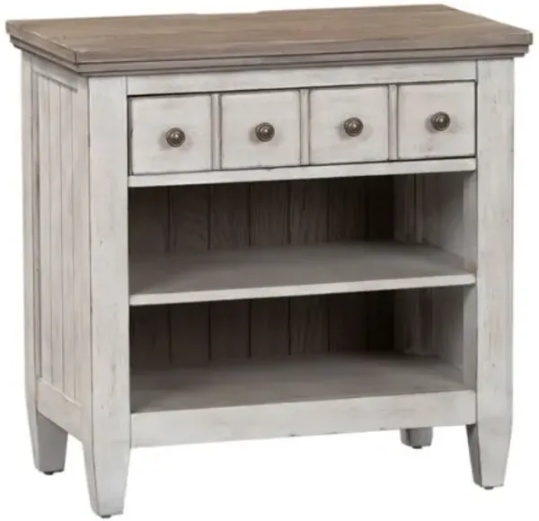 Liberty Furniture Heartland Antique White 1-Drawer Nightstand