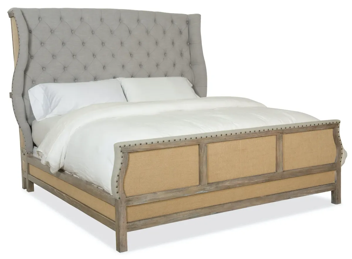 Hooker Furniture Boheme Bon Vivant De Constructed King Upholstered Bed