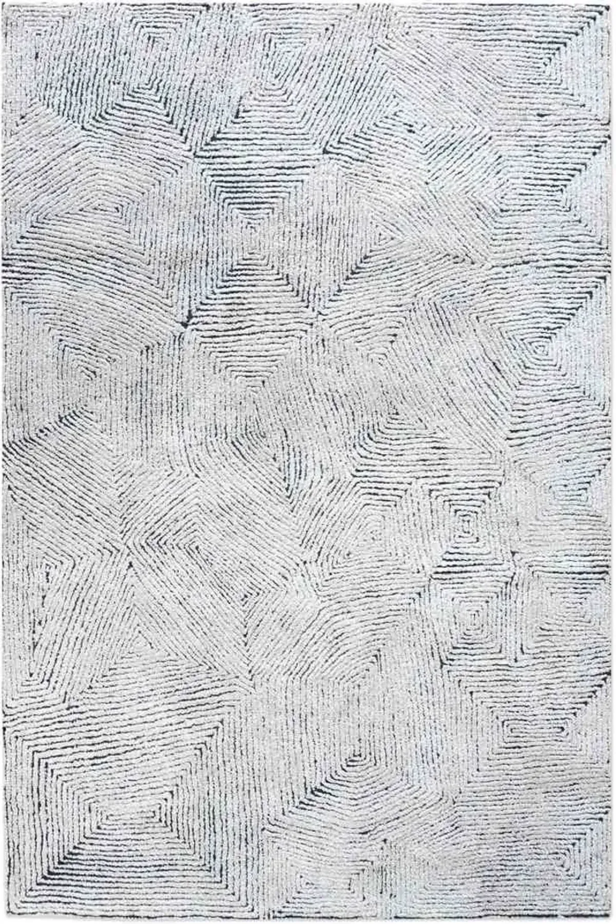Uttermost Maze Blue 8 X 10 Rug