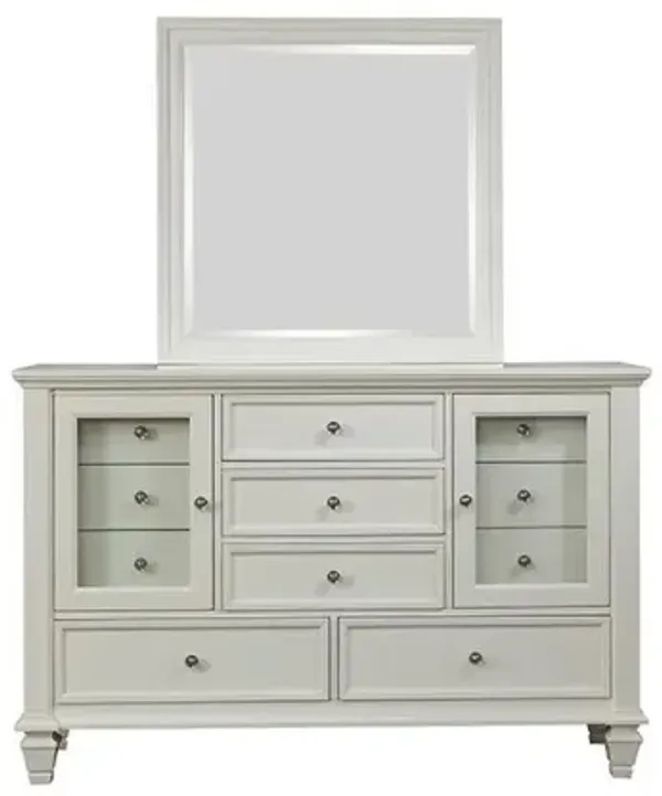 Coaster Sandy Beach 11-Drawer Dresser Cream White