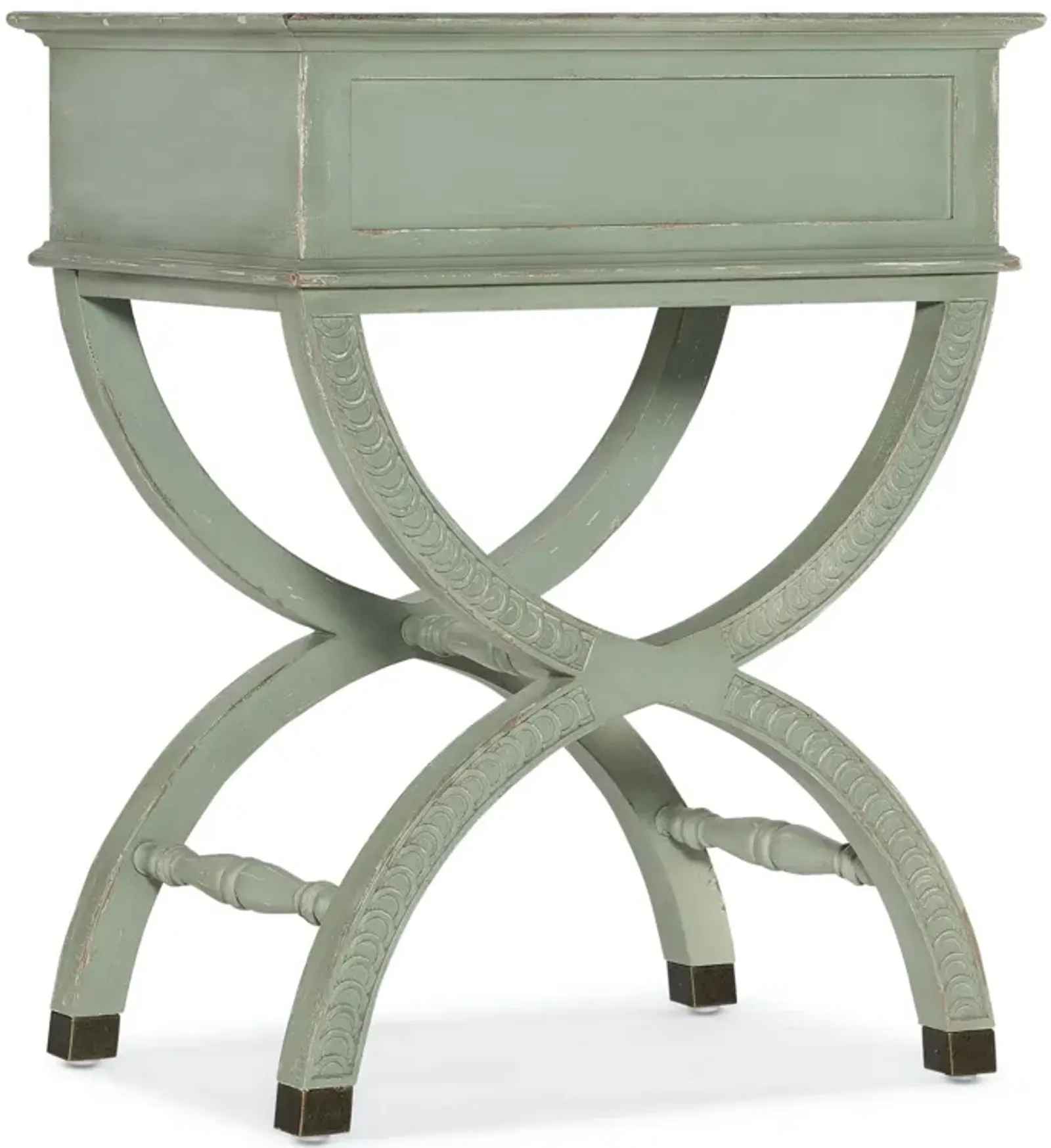 Hooker Furniture Charleston One Drawer Grey Accent Table