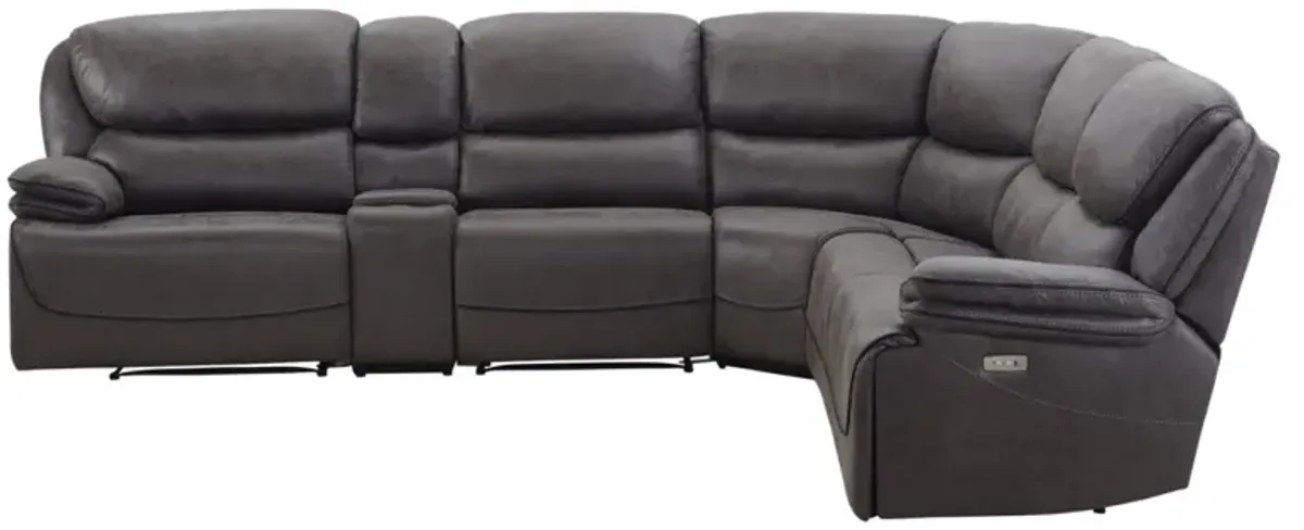 Steve Silver 6-Piece Power Sectional Plaza