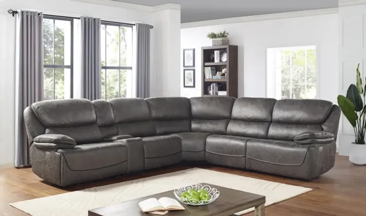 Steve Silver 6-Piece Power Sectional Plaza