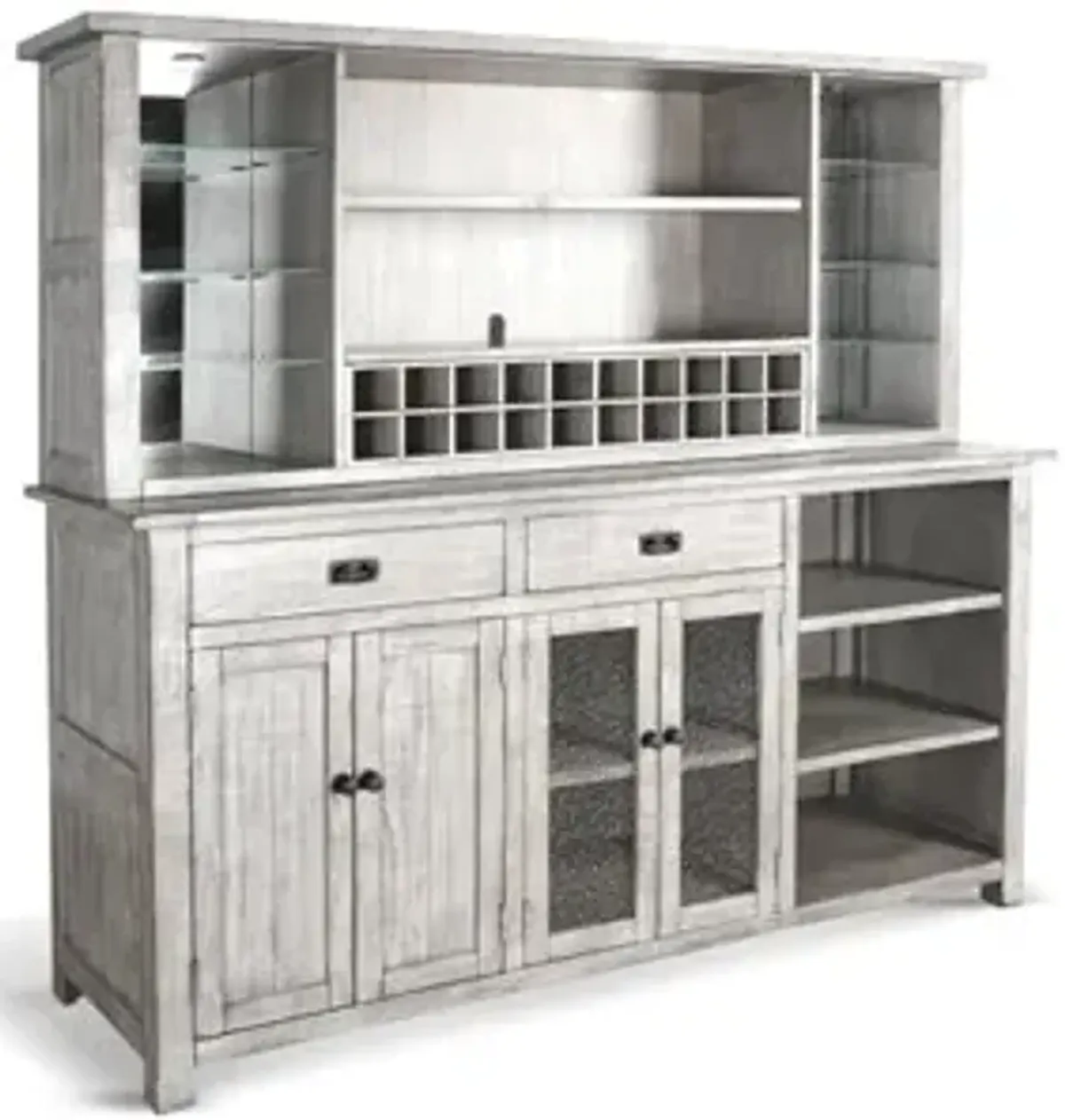 Sunny Designs Alpine Grey Buffet & Hutch