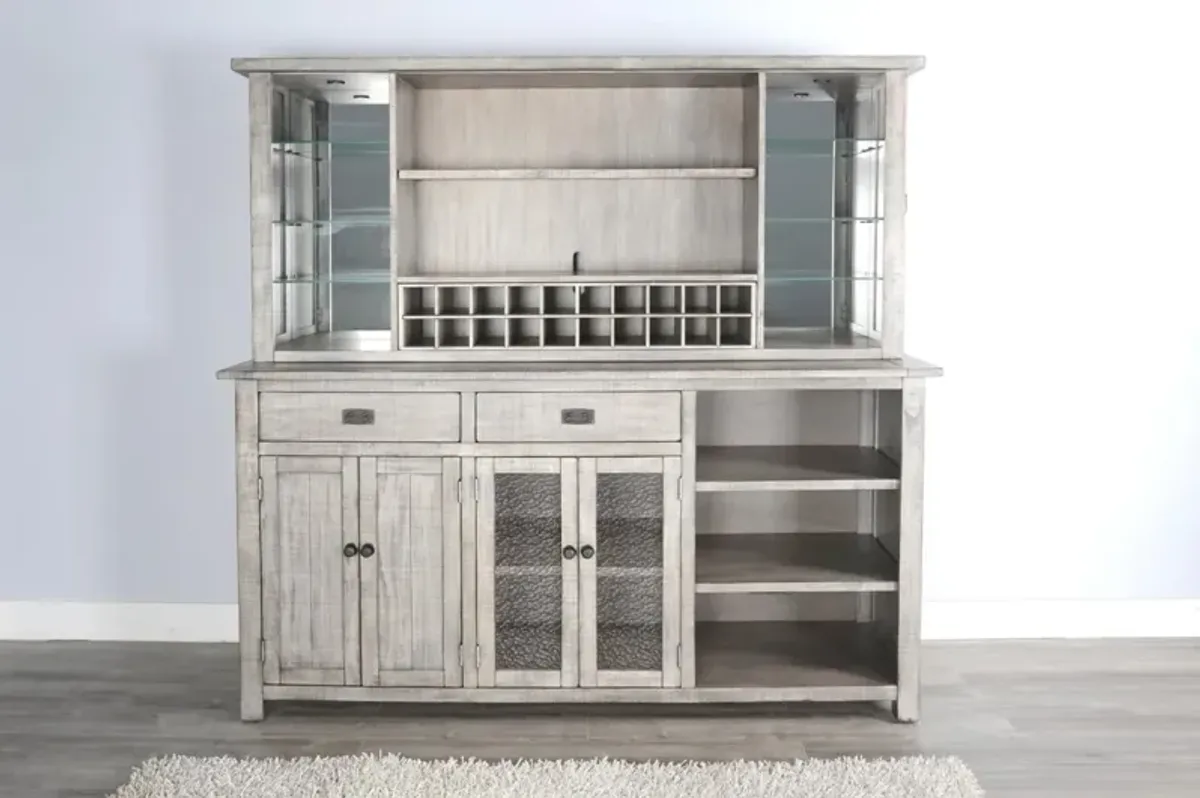 Sunny Designs Alpine Grey Buffet & Hutch