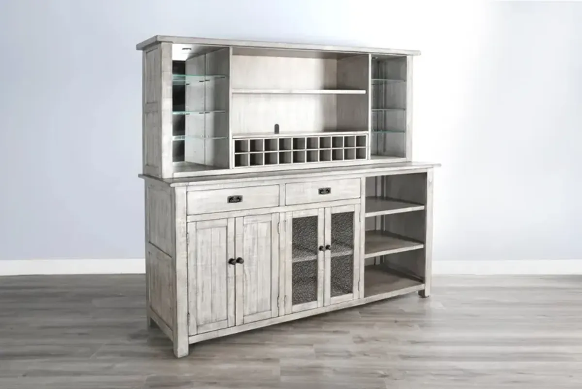 Sunny Designs Alpine Grey Buffet & Hutch