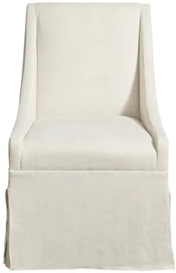 Universal Modern Townsend White Armchair