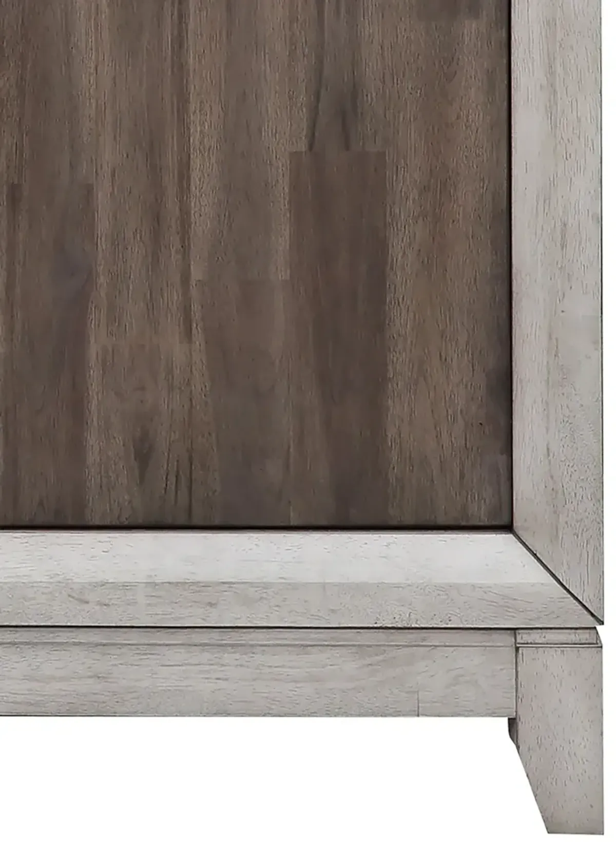 Steve Silver Abacus Server Two-Tone Smoky Alabaster & Putty Finish