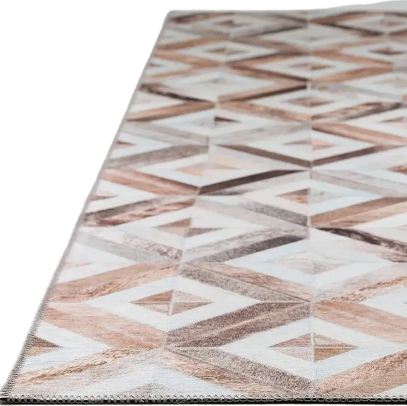 Dalyn Diamond Prism 5'X8' Area Rug in Soft Neutrals