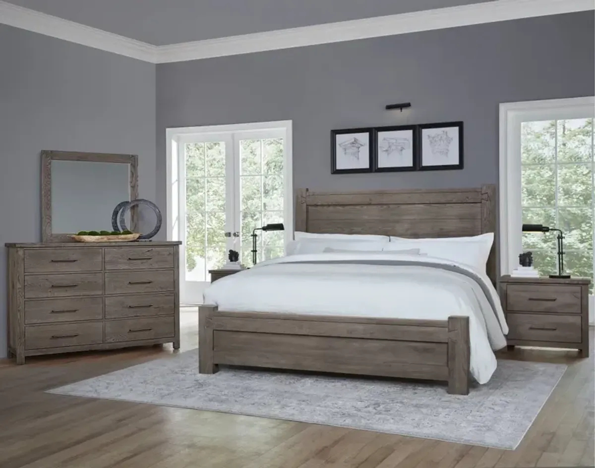 Vaughan-Bassett Dovetail Mystic Grey Dovetail Poster Queen Headboard