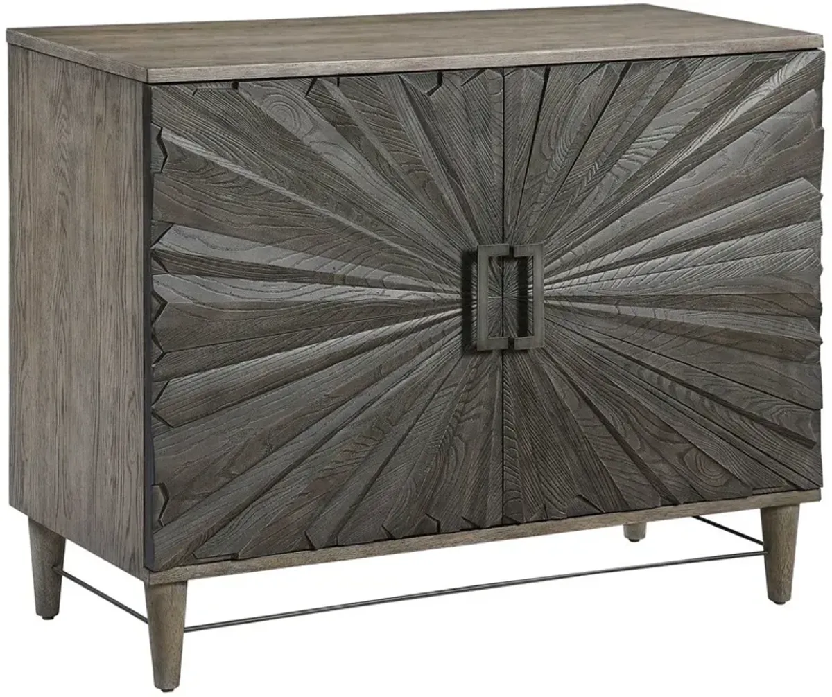 Uttermost Shield Dark Ebony Accent Cabinet