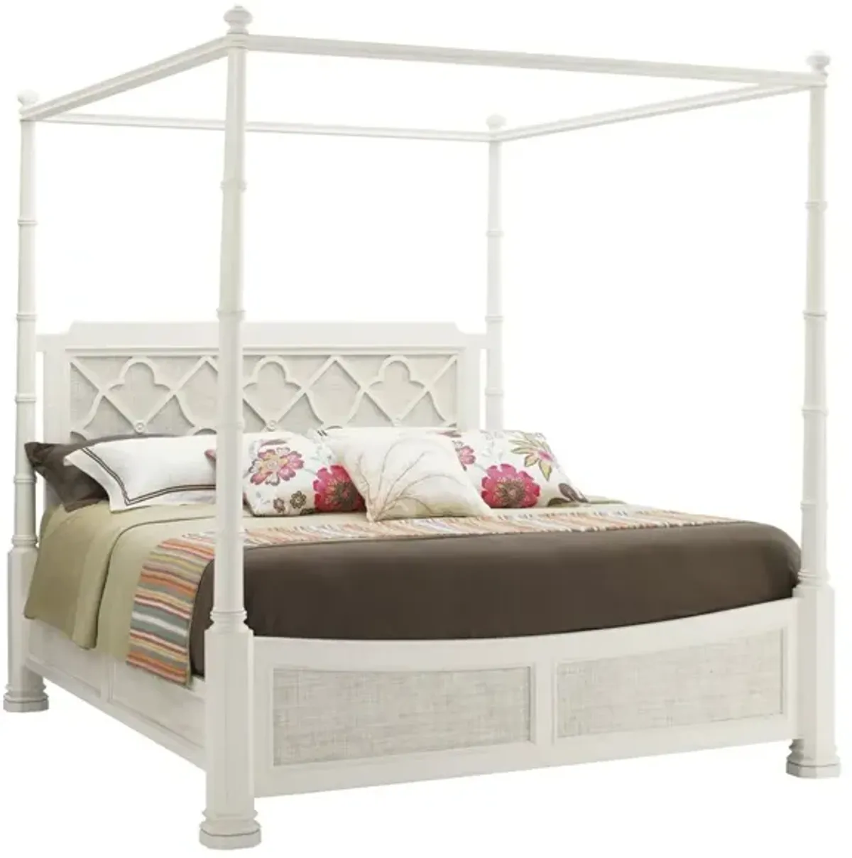 Tommy Bahama Home by Lexington Ivory Key Southampton Poster Bed King