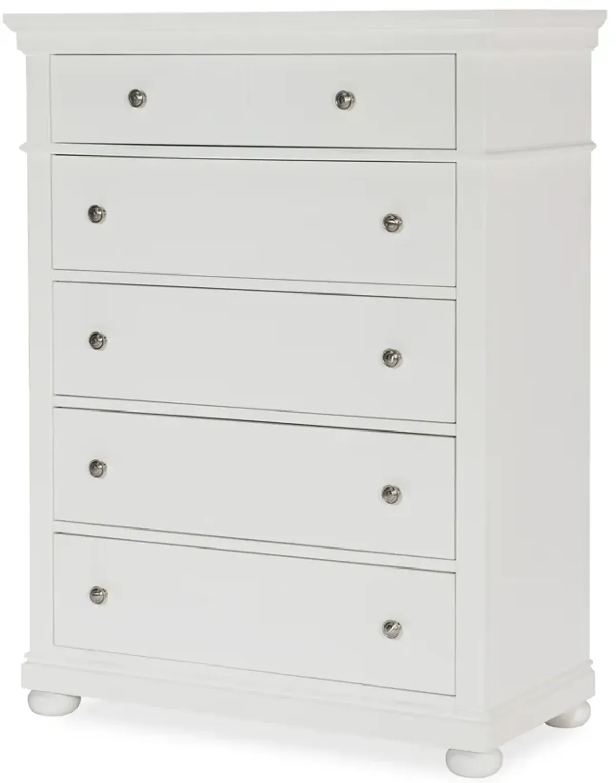 Legacy Classic Canterbury White Drawer Chest White Finish