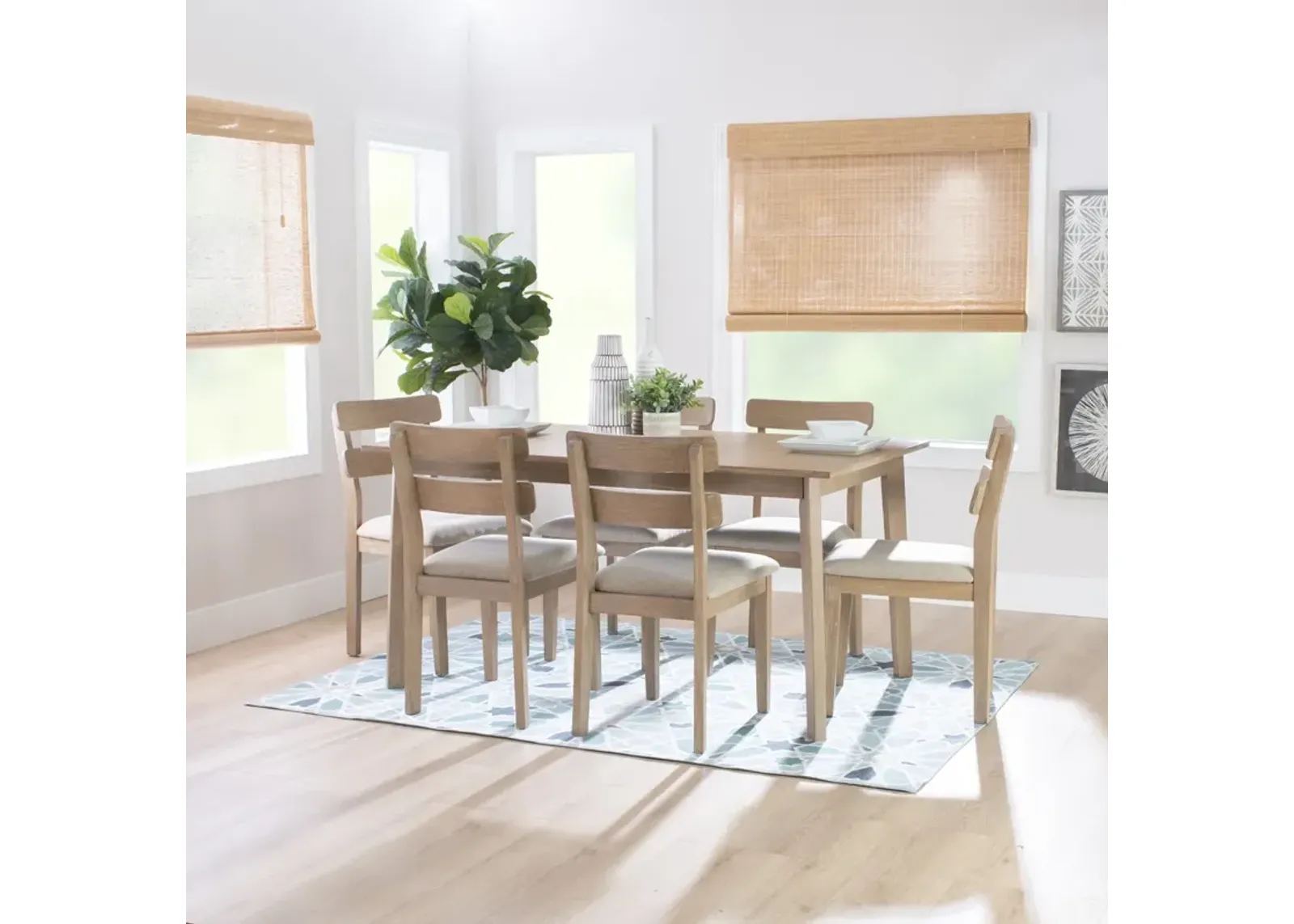 Powell Drury 7-Piece Dining Set