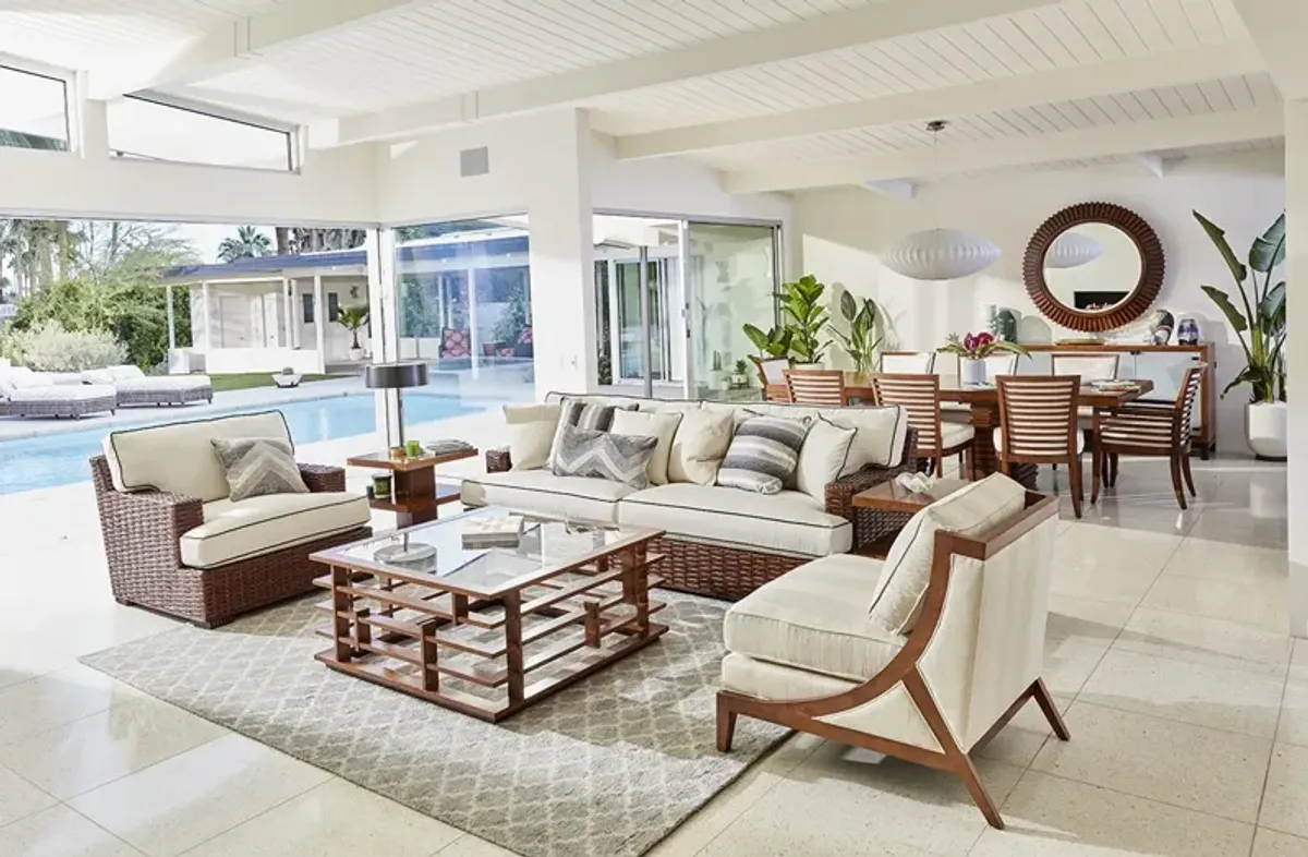 Tommy Bahama Home by Lexington Island Fusion Nobu Square Cocktail Table