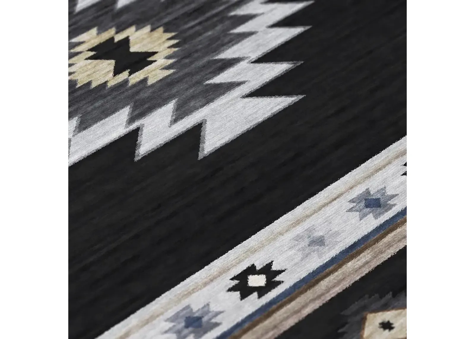 Southwestern-Inspired Geometric Diamond 5'X8' Area Rug