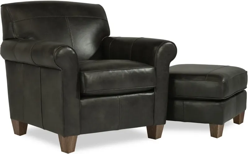 DANA BLACK LEATHER CHAIR