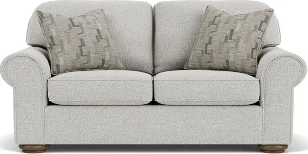 Flexsteel Preston Silver Glacier Loveseat