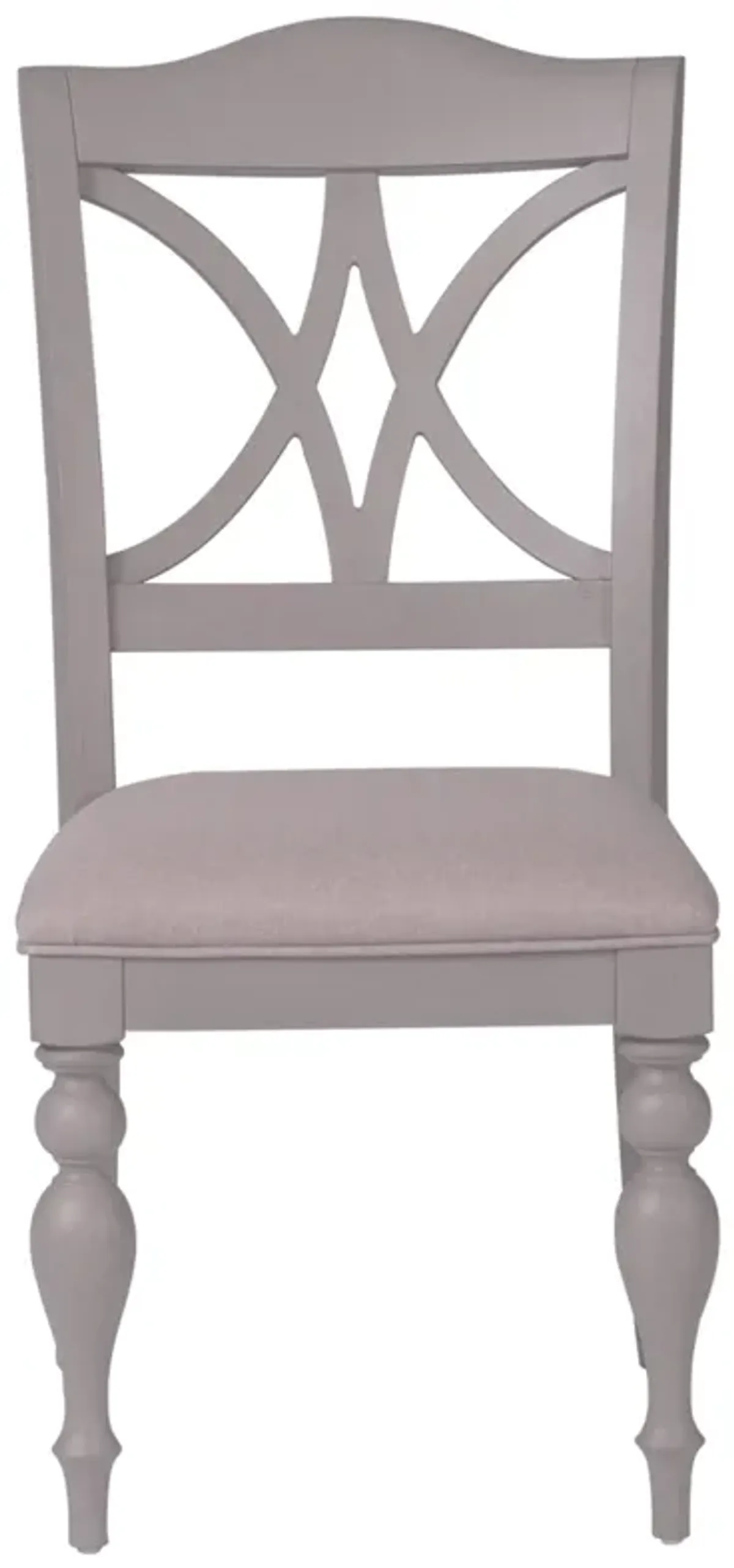 Liberty Furniture Summer House Dove Grey Slat Back Side Chair