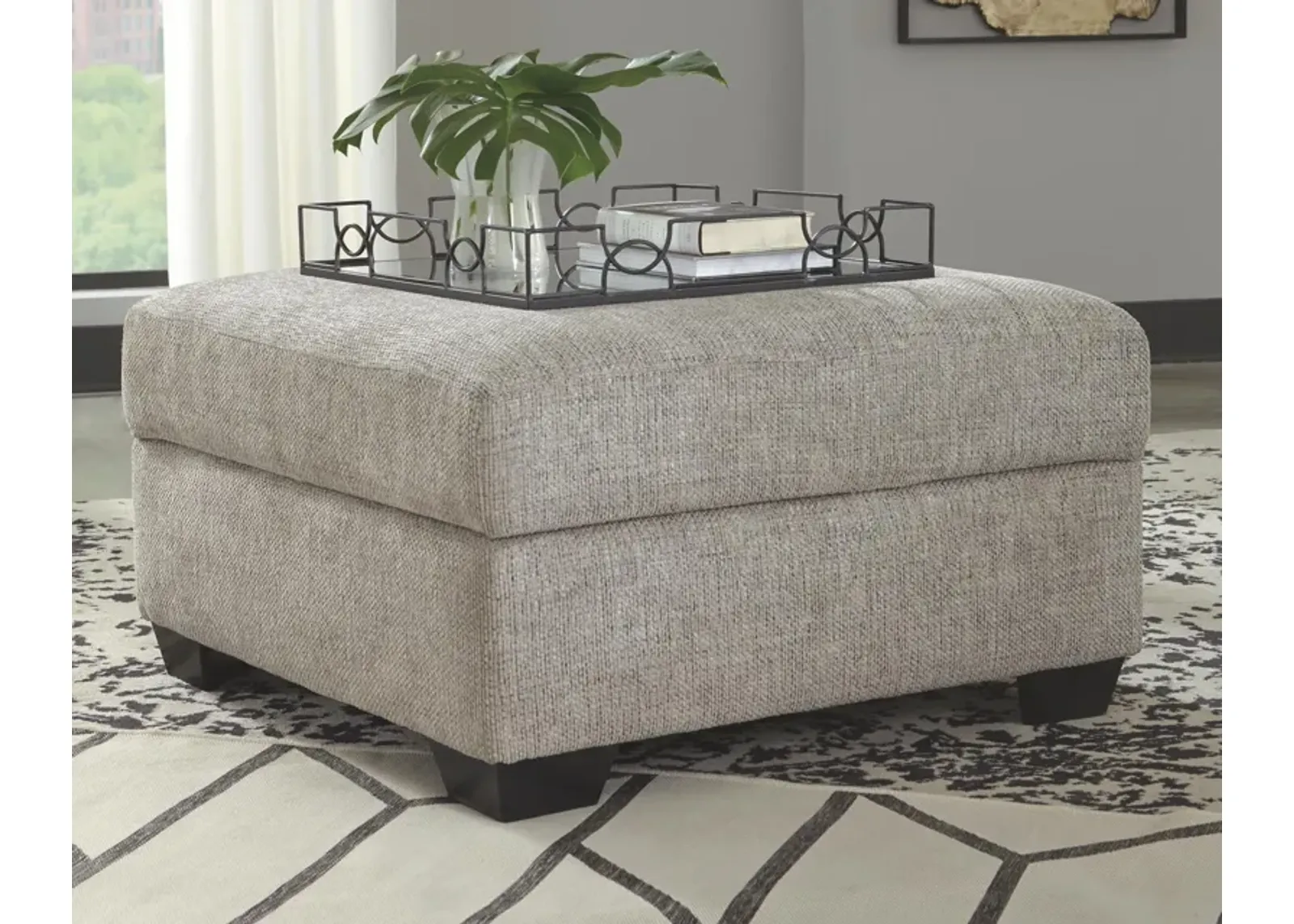 Ashley Megginson with Storm Storage Ottoman