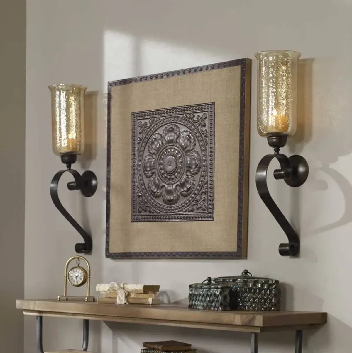 Uttermost Joselyn Antiqued Bronze Candle Sconce