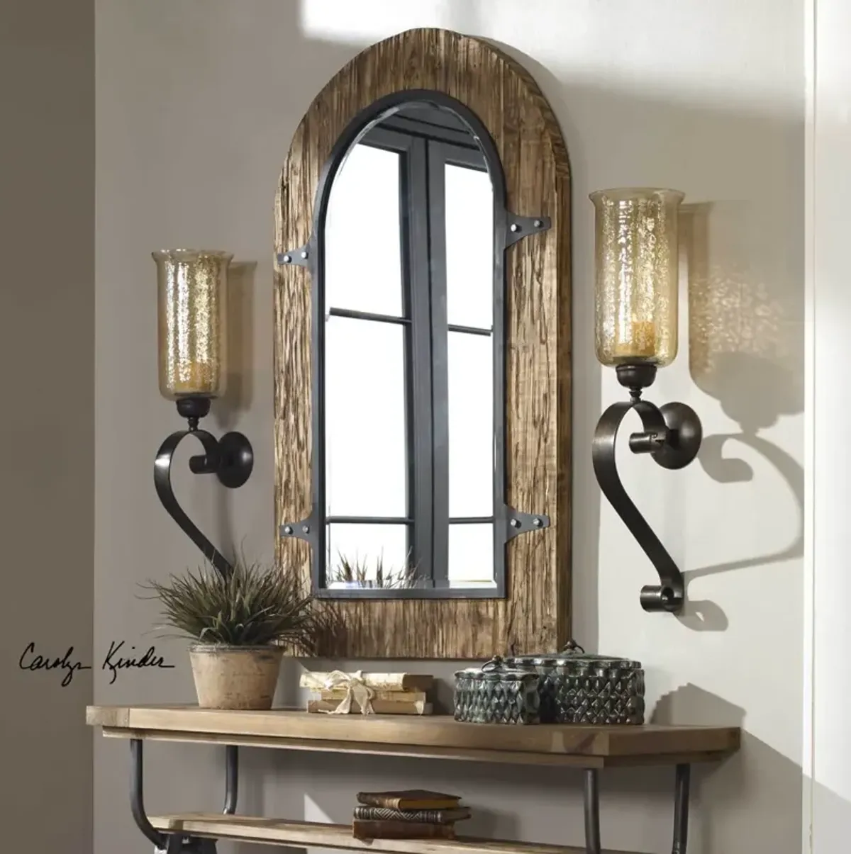 Uttermost Joselyn Antiqued Bronze Candle Sconce