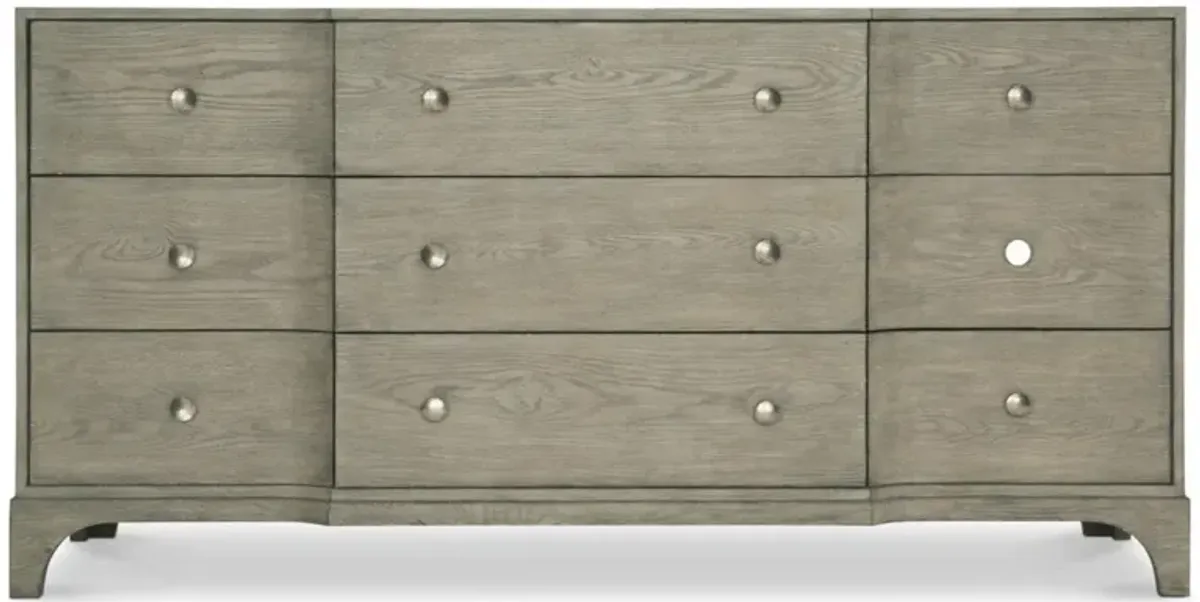 Bernhardt Albion Pewter 9-Drawer Dresser