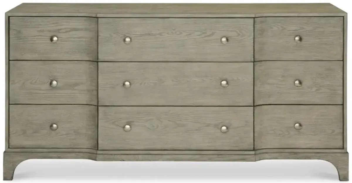 Bernhardt Albion Pewter 9-Drawer Dresser