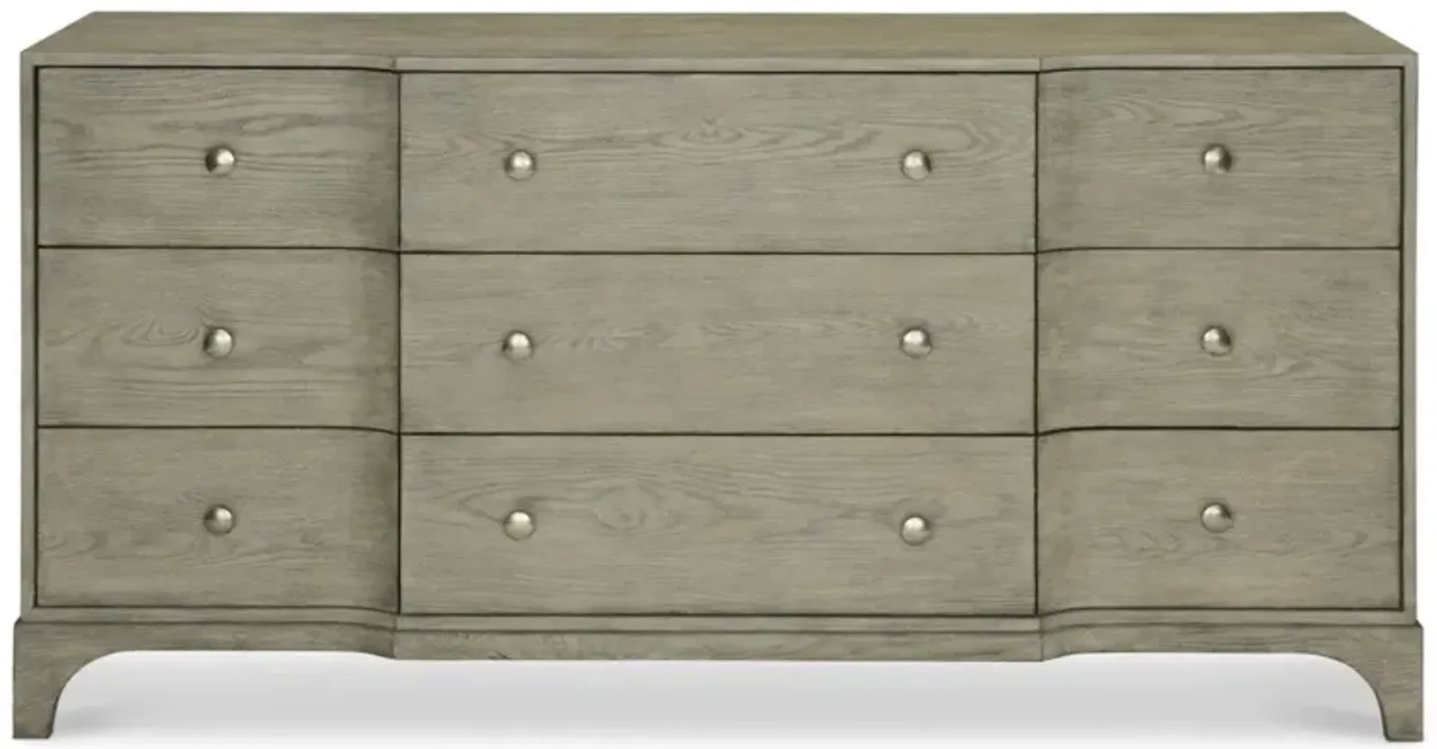 Bernhardt Albion Pewter 9-Drawer Dresser