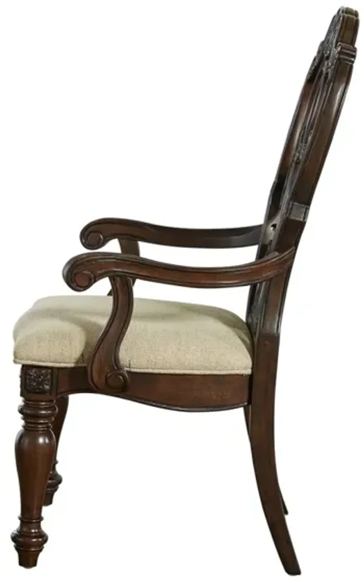 Steve Silver Royale Brown Pecan Dining Armchair