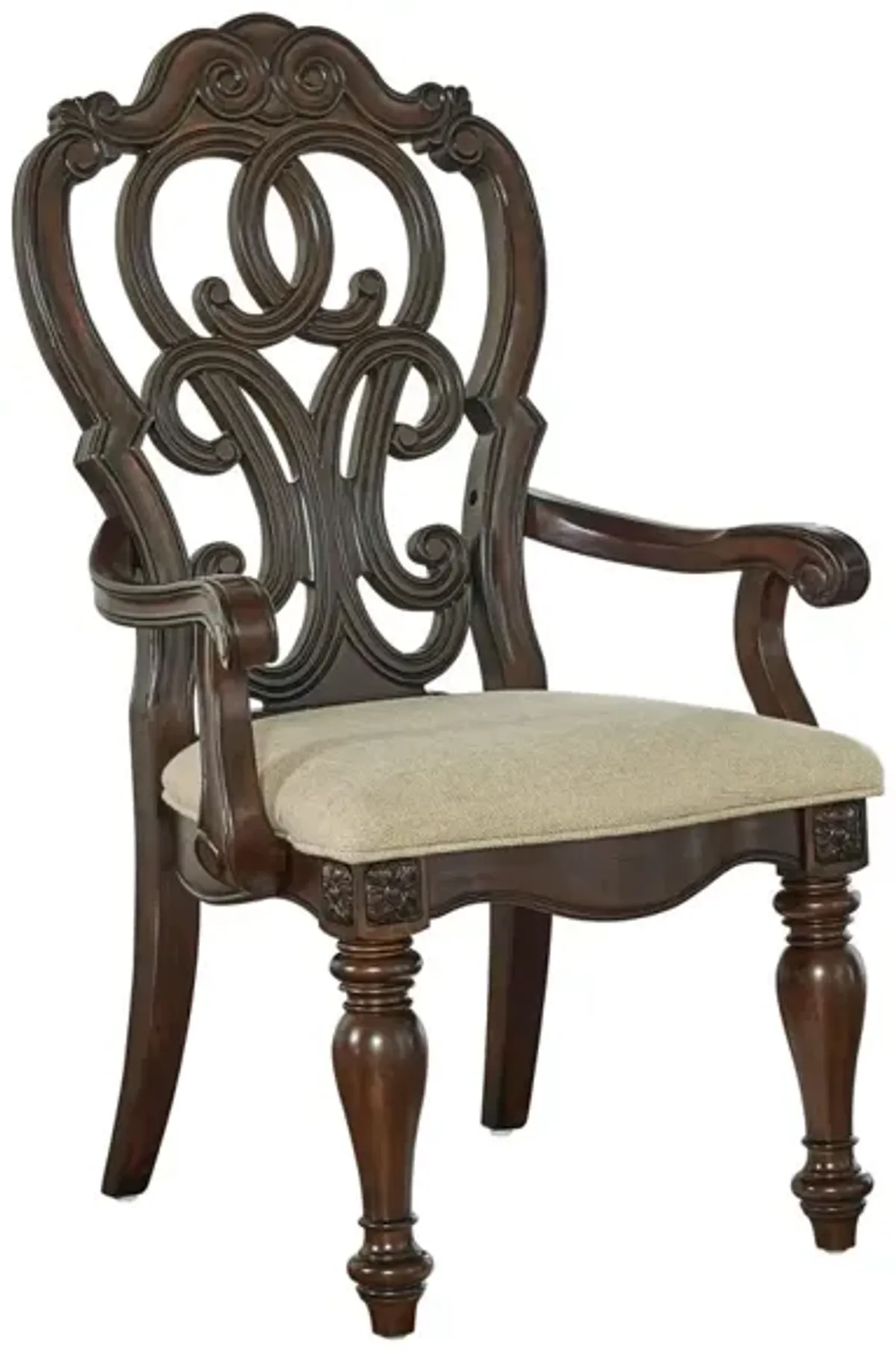 Steve Silver Royale Brown Pecan Armchair