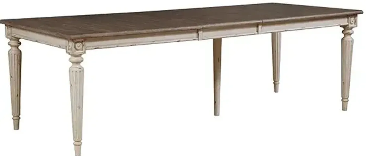 American Drew Southbury White Parchment Rectangular Dining Table