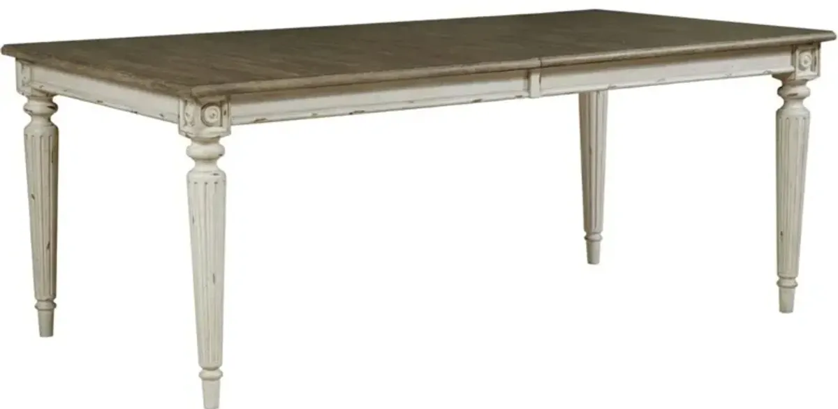 American Drew Southbury White Parchment Rectangular Dining Table