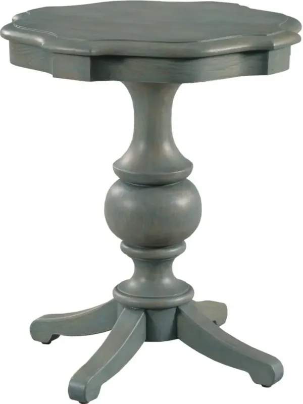Kincaid Acquisitions Haisley Gray Round Accent Table