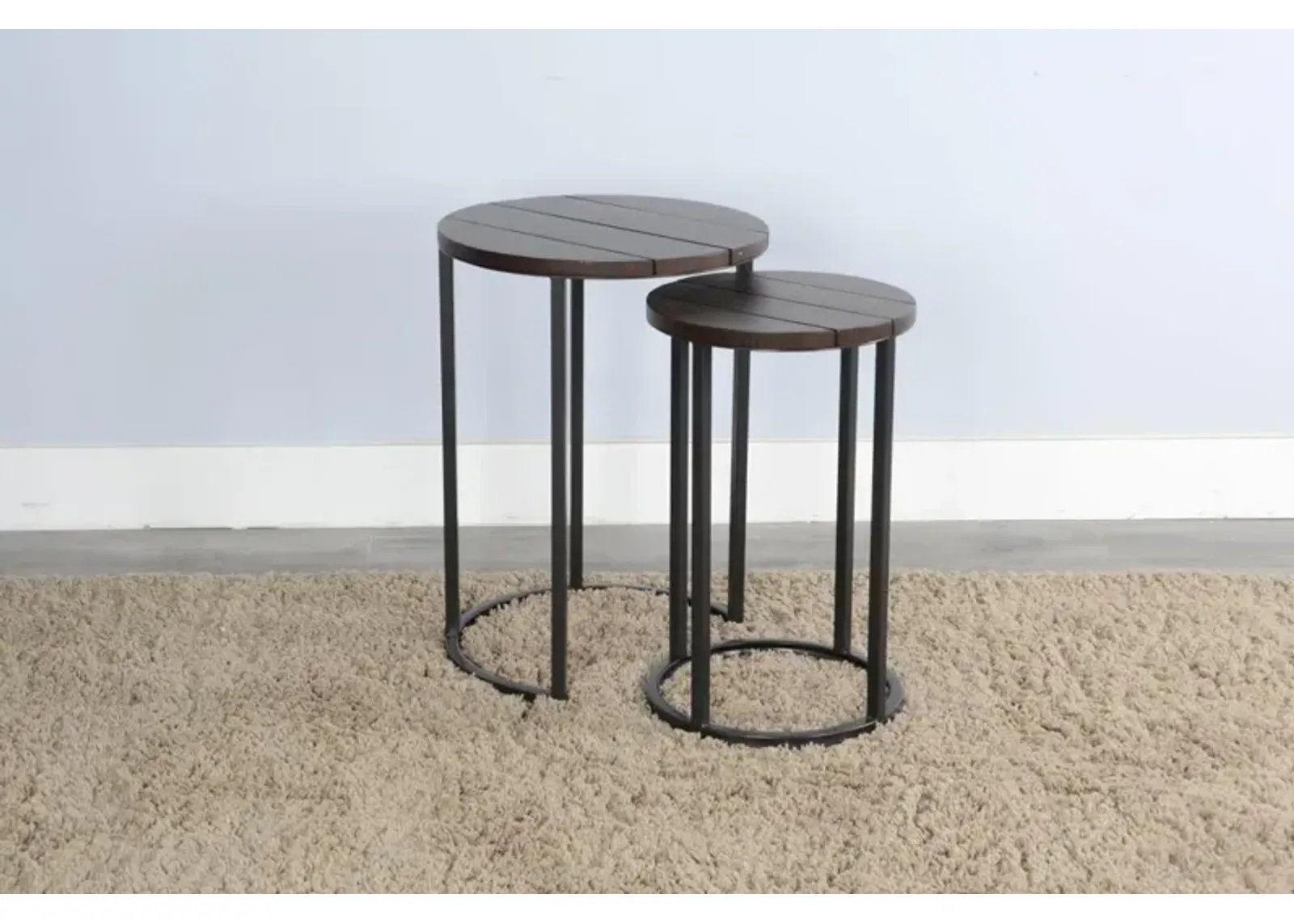 Sunny Designs Homestead Tobacco Leaf Nesting Tables Set