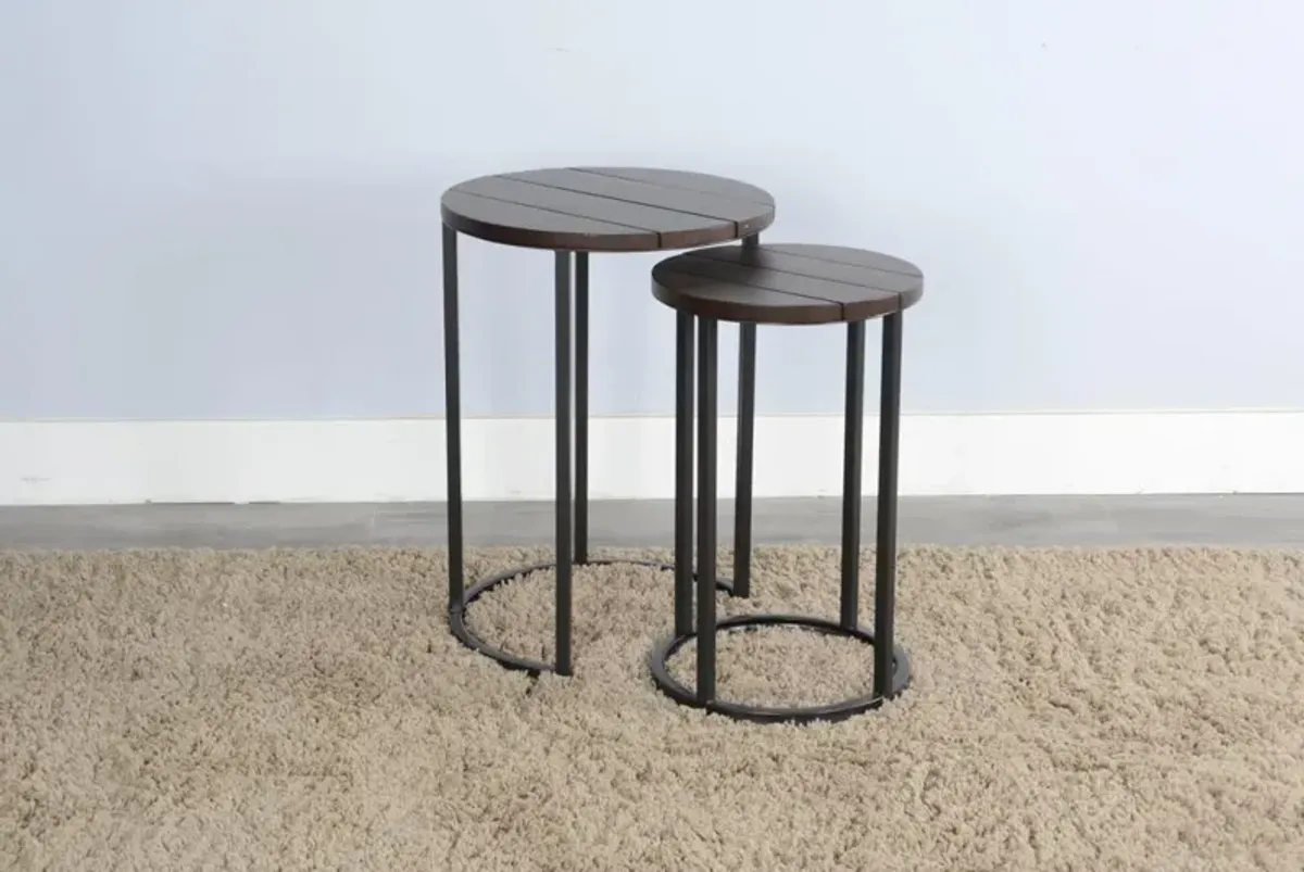 Sunny Designs Homestead Tobacco Leaf Nesting Tables Set