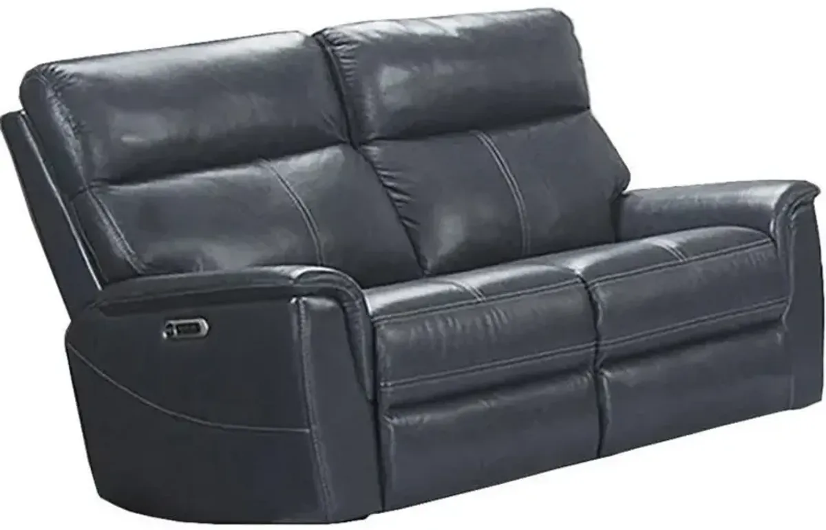 Parker House Reed Collection Reclining Loveseat in Indigo Color