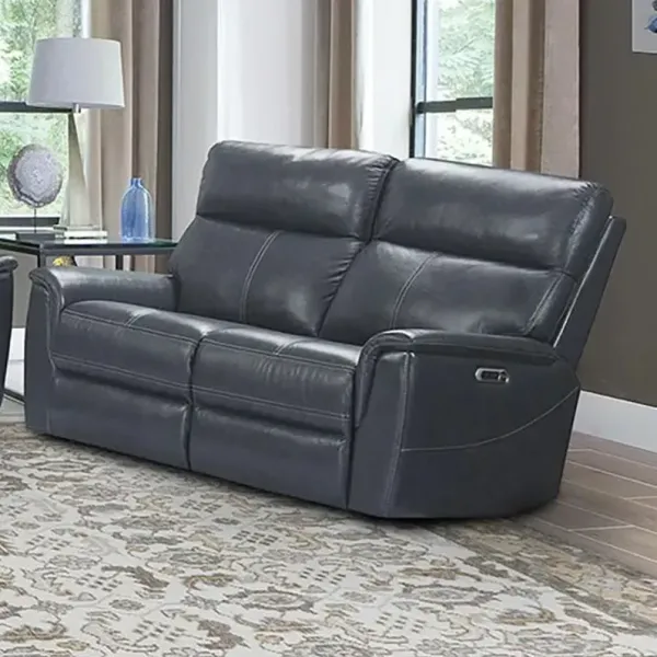 Parker House Reed Collection Reclining Loveseat in Indigo Color