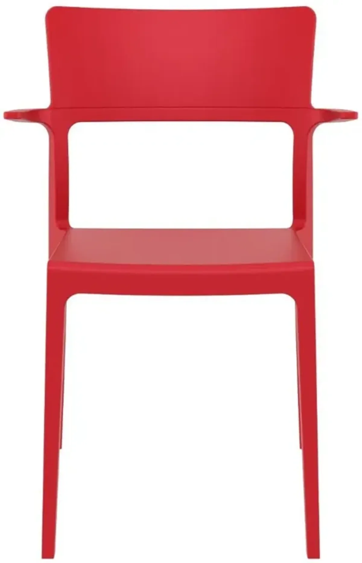 Compamia Plus Arm Patio Chair Red