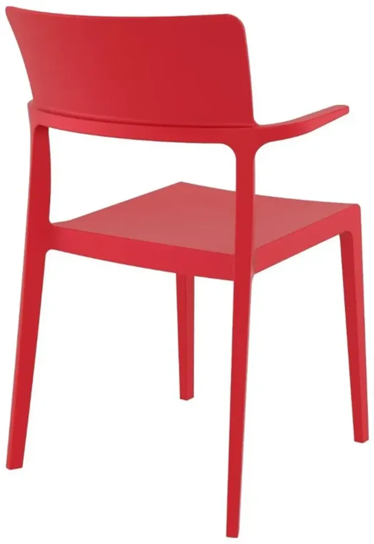 Compamia Plus Arm Patio Chair Red