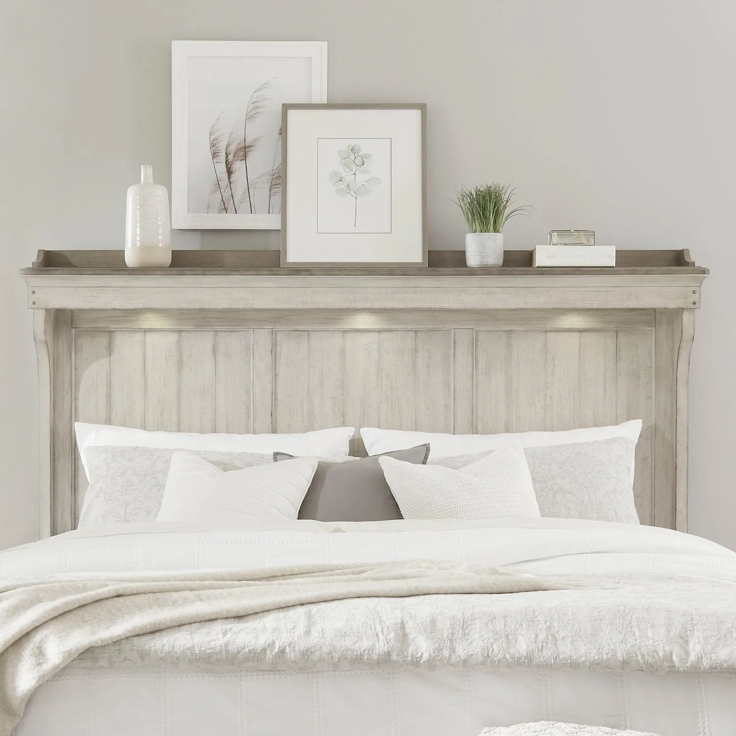 QUEEN MANTEL HEADBOARD - IVY HOLLOW