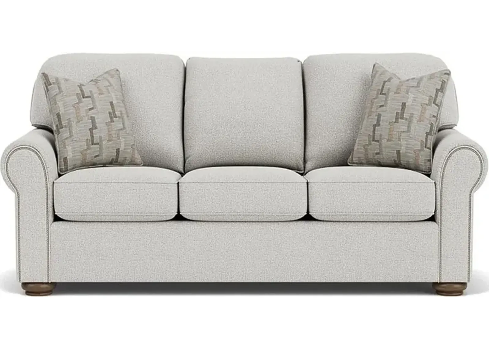 Flexsteel Preston Silver Glacier Sofa