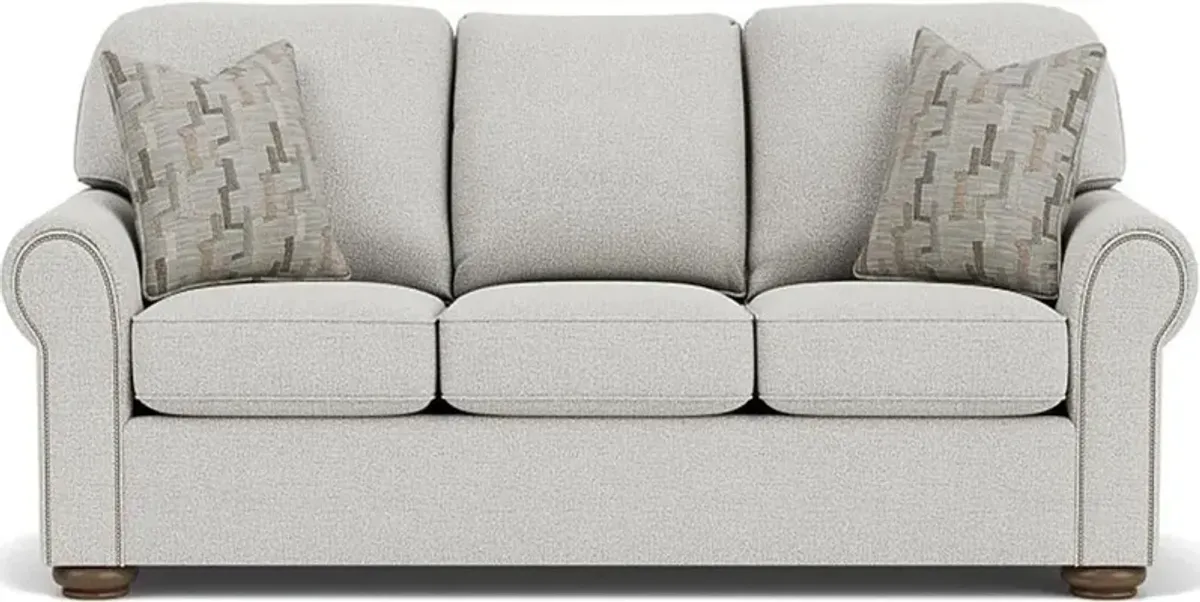 Flexsteel Preston Silver Glacier Sofa