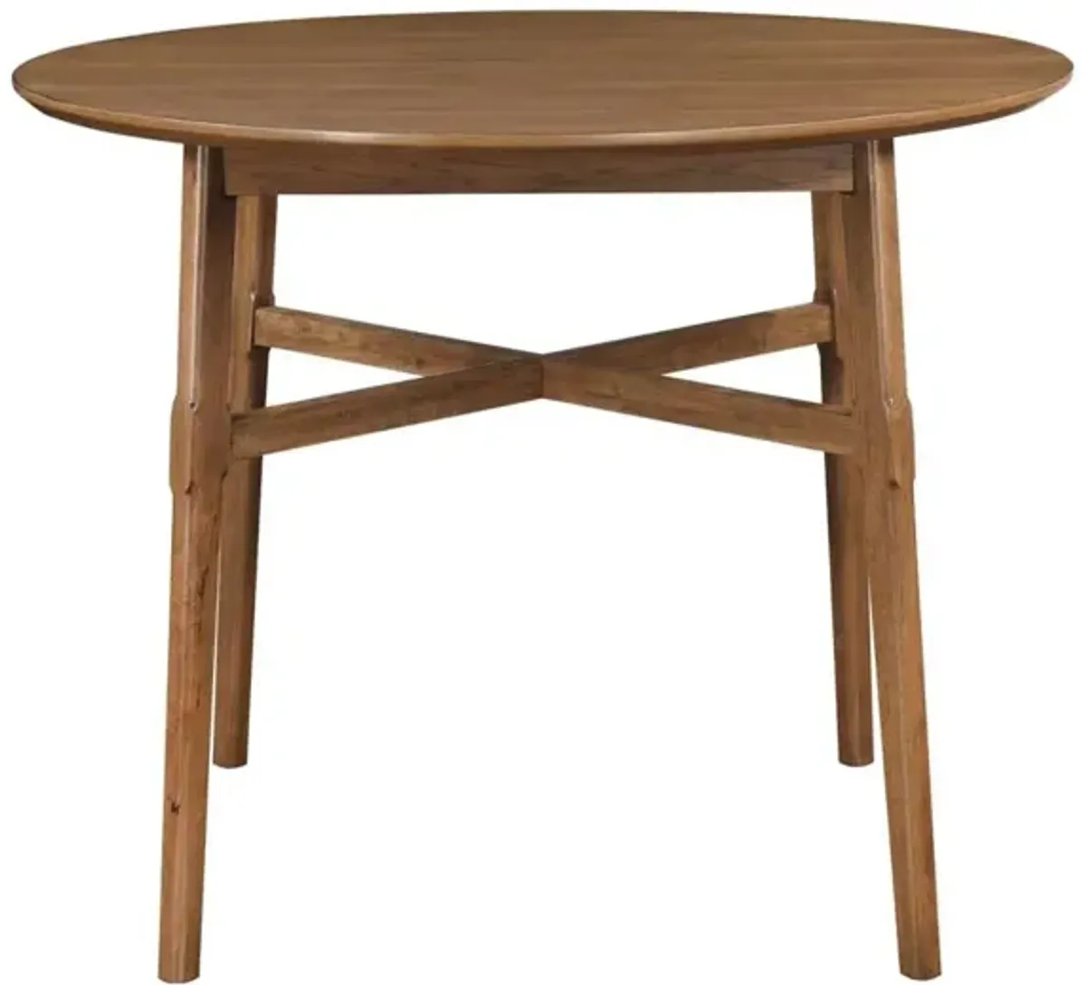 Steve Silver Oslo Pecan 46-Inch Round Counter-Height Table