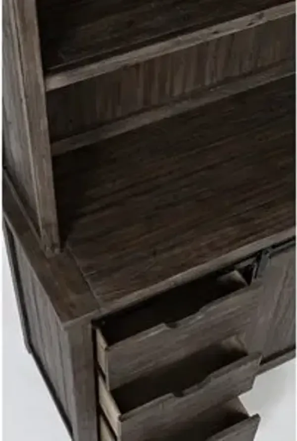 Jofran Madison County 70 Inch Barn Door Server Barnwood