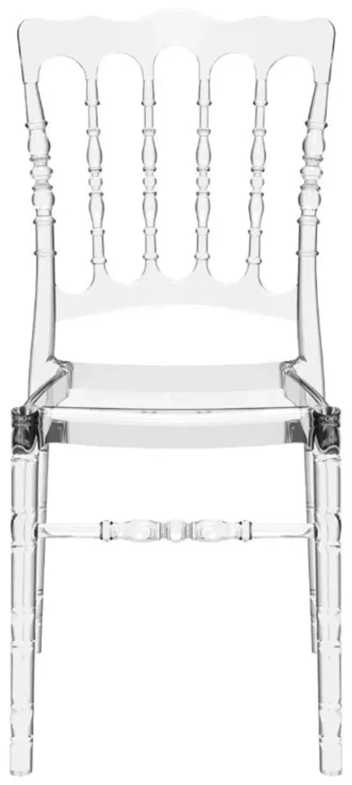 Compamia Opera Polycarbonate Dining Chair Transparent Clear