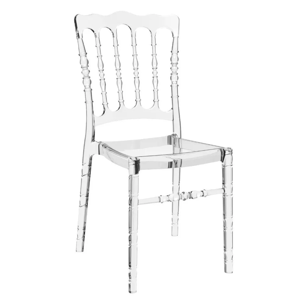 OPERA POLYCARBONATE DINING CHAIR TRANSPARENT CLEAR