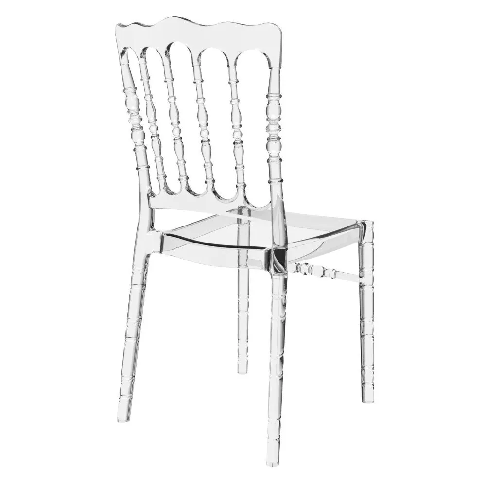 OPERA POLYCARBONATE DINING CHAIR TRANSPARENT CLEAR