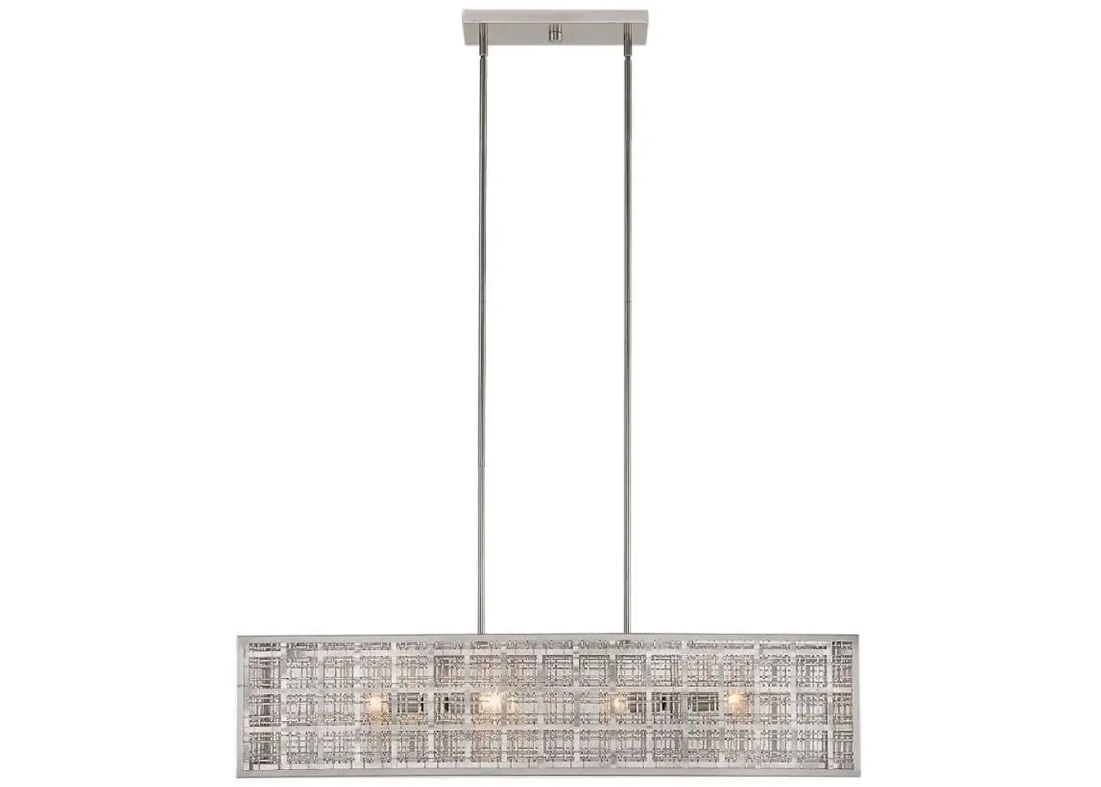 Uttermost Pendleton 4-Light Nickel Island Pendant